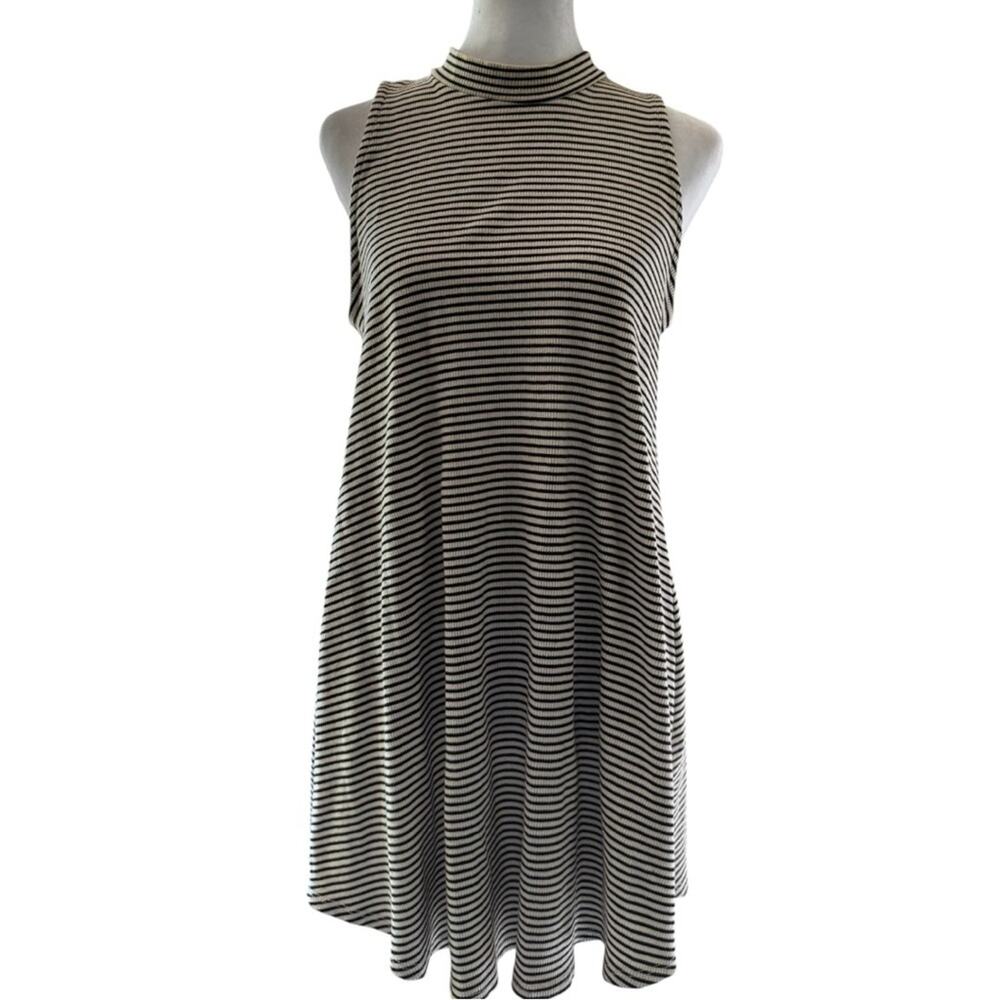 Ginger G Striped Sleeveless Women’s Dress Sz L
